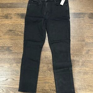 MOTHER Women's Straight Leg Jeans — Black